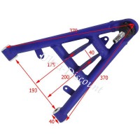 Triangolo sospensione destra per Quad Bashan 300cc BS300S-18