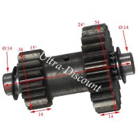 Pignoneria per retromarcia per Quad Bashan 300cc BS300S-18 Bilder 1