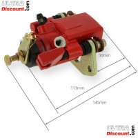 Pinza freno posteriore per Quad Shineray 250cc St-9E (Nero) Bilder 3