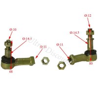 Braccetto sterzo con testine snodate per Quad Shineray 200cc (XY200ST-6A) Bilder 1