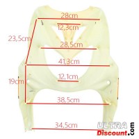 Carena anteriore per scooter Jonway 50cc YY50QT-28B (arancione) Bilder 1