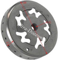 Campana di frizione ventilata - Alleggerita Scooter cinese 50cc - 2 tempi Bilder 1
