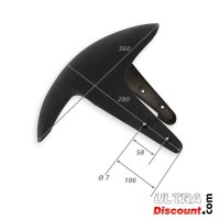 Parafango anteriore per scooter cinese nero - tipo2 Bilder 1