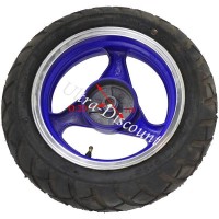 Ruota posteriore completa per Scooter cinese (blu - tipo 1) Bilder 1