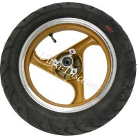 Ruota anteriore completa per Scooter cinese (Oro - tipo 3) Bilder 1