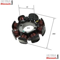 Statore del motore verticale 125, 150, 200, 250 Lifan Bilder 1