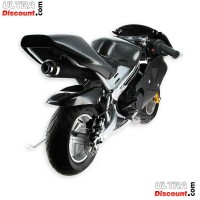 Pocket Bike 49cc nero con ottica frontale