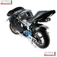 Pocket Bike 49cc nero con ottica frontale