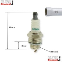 Candela BPM6A per Ricambi Mini Moto Nitro