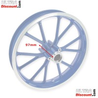 Cerchio posteriore Blu per mini moto cross (10'', tipo 2)