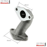 tubo di aspirazione 20mm motore 4 tempi da 50cc a 125cc Bilder 1