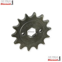 Pignone rinforzato a 14 denti Per Pit Bike (520 : Ø:20mm)