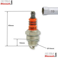 Candela BM6A (rossa) per mini quad