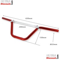 Manubrio per Mini Moto Supermotard type2 (blu) Bilder 1