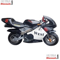 Carena per mini moto 47-49cc (nera-bianco) Bilder 1