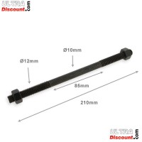 Asse ruota 12mm x 210mm per Pit Bike Bilder 1