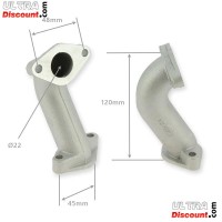 Pipa di immissione per Dirt Bike 22mm (type2) Bilder 1