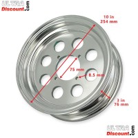 Cerchio Alluminio per Monkey - Gorilla 50cc a 125cc (3.00x10) type2 Bilder 1