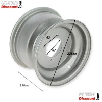Cerchio anteriore per Quad (19-7.00-8) 136mm Bilder 1