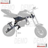 telaio completo per pocket bike con forcellone (type2)