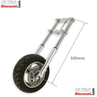 Forcella per mini moto Supermotard (145mm) rosso Bilder 2