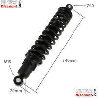 Ammortizzatore posteriore a Gas per Quad Bashan 200cc (BS200S-7) (340mm) Nero Bilder 1