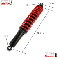 Ammortizzatore posteriore per Quad Shineray 250ST-9C (Rosso-Nero) Bilder 1