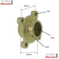 Supporto corona Ø30 per Quad 110cc - 125cc Bilder 1