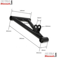 Triangolo di sospensione per Mini Quad Bigfoot (200mm) Bilder 1