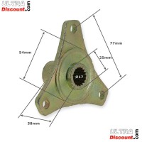 Mozzo ruota posteriore per Quad 110cc - 125cc Bilder 1