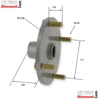 Mozzo ruota posteriore per Quad Shineray 250 STXE tipo 3