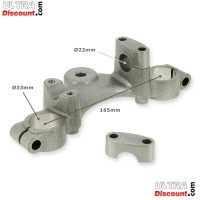 Testa forcella superiore 165mm per Scooter Citycoco Bilder 1