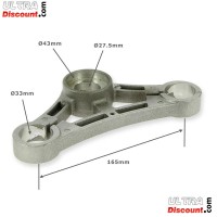 Testa forcella intermedia per Scooter Citycoco