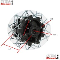 Cerchio anteriore 21'' per Pit Bike AGB30 - Nero Bilder 1 Cerchio anteriore 21'' per Pit Bike AGB30 - Nero Bilder 1