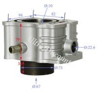 Cilindro per Quad Shineray 250 cc ST-9E (tipo 167MM)