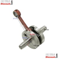 Kit 53cc 4 transferts + albero motore asse 10 mm (tipo B, rosso) Bilder 1