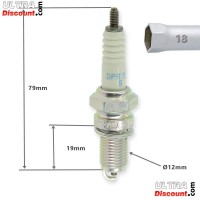 Candela NGK DPR7EA9 per Shineray 250ST-9C Bilder 1