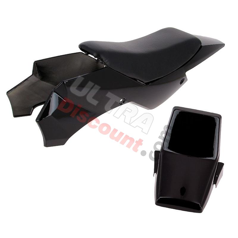 Carena mini supermotard nera - Tipo1, Ricambi pocket supermoto Carena mini supermotard nera - Tipo1, Ricambi pocket supermoto