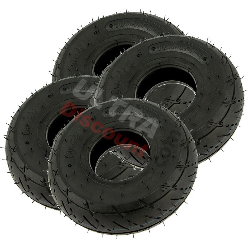 Kit di 4 pneumatici 3.50-4 per mini quad, Ricambi mini quad