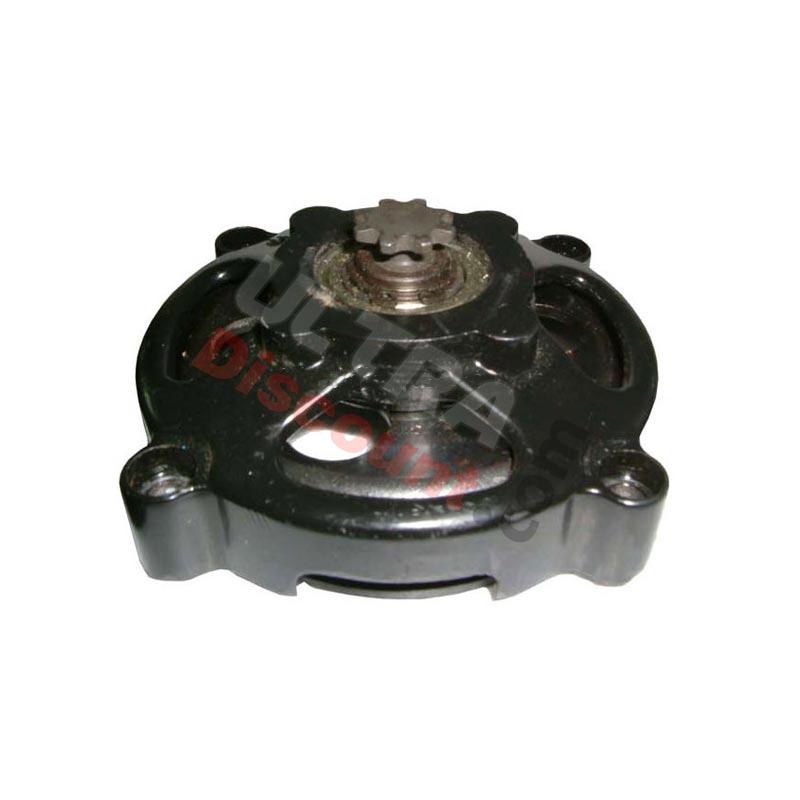 Campana frizione per mini moto ZPF + pignone a 6 denti, Ricambi Racing mini ZPF