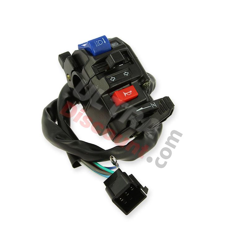 Unità comandi sinistra per Quad Shineray 250cc STXE, Ricambi Shineray 250 STXE Unità comandi sinistra per Quad Shineray 250cc STXE, Ricambi Shineray 250 STXE