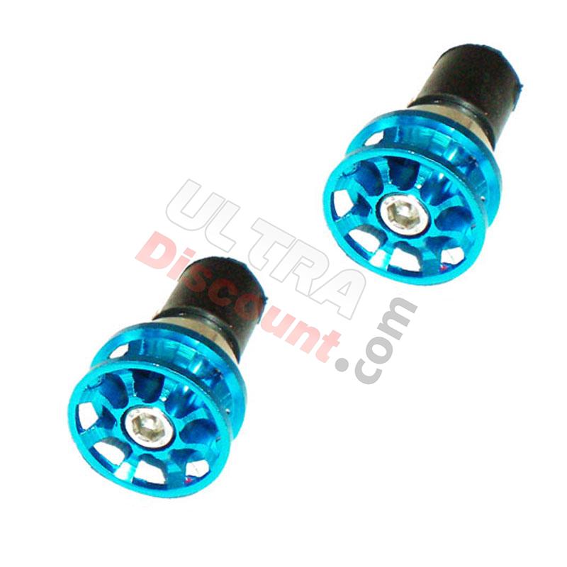 Tappi manubrio Blu (tipo 3), ricambi YAMAHA PW50