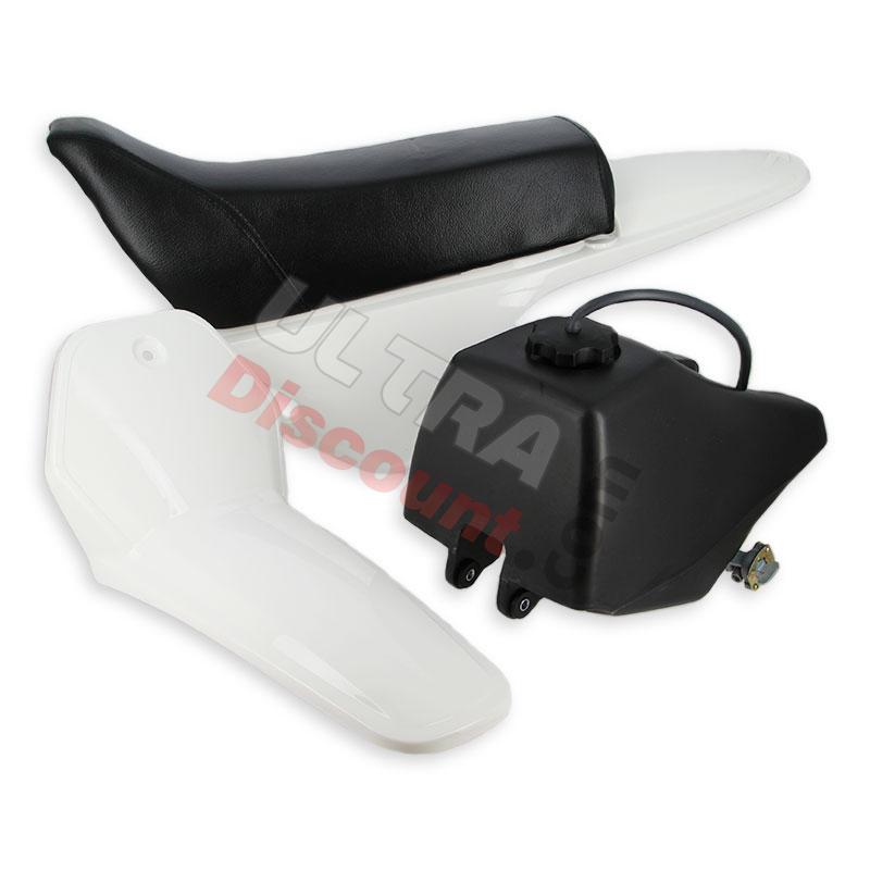 Carena completo per Yamaha PW80 (Bianco), ricambi YAMAHA PW80 Carena completo per Yamaha PW80 (Bianco), ricambi YAMAHA PW80