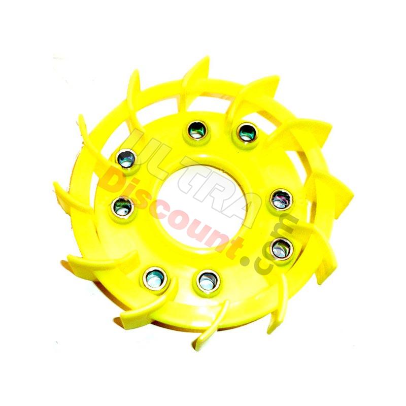 Turbina tuning gialla per scooter cinese, Parti di scooter cinesi Turbina tuning gialla per scooter cinese, Parti di scooter cinesi