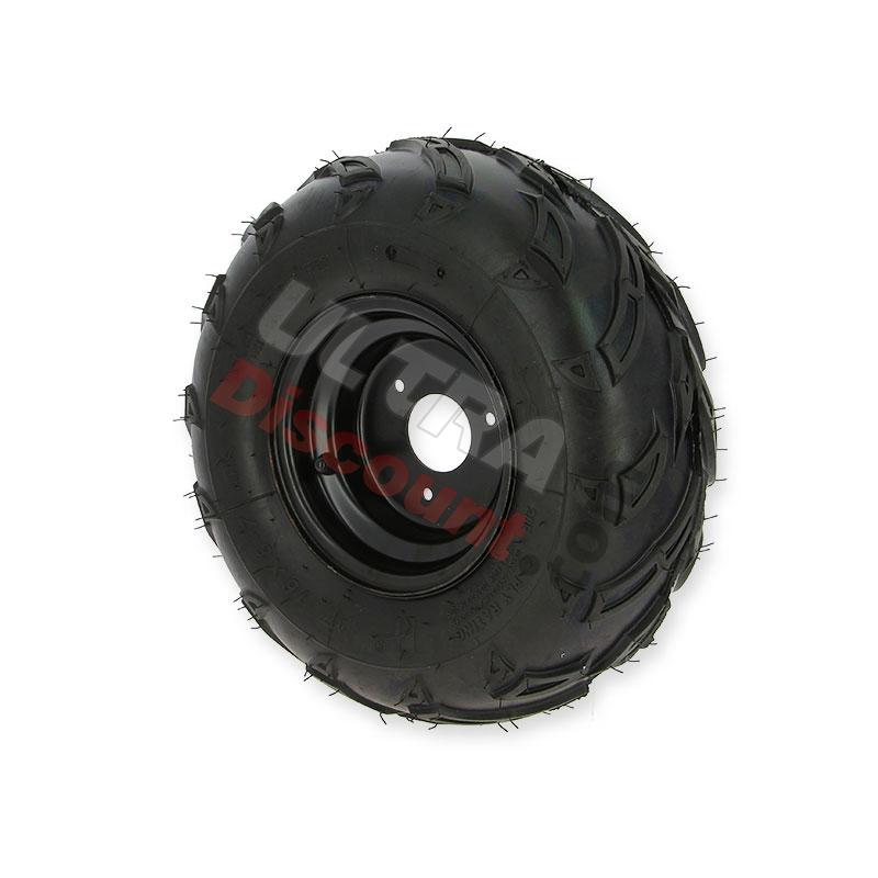 Ruota sinistra 16x8-7 completa per mini quad, Ricambi Quad 110cc - 125cc Ruota sinistra 16x8-7 completa per mini quad, Ricambi Quad 110cc - 125cc