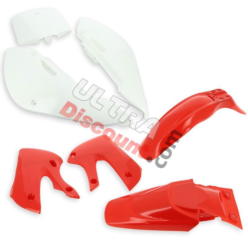 Carena Pit Bike da 125 a 250cc (Rossa), Ricambi Pit Bike