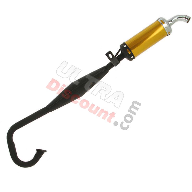 Marmitta tuning per mini Supermotard oro (Type 1), Ricambi pocket supermoto