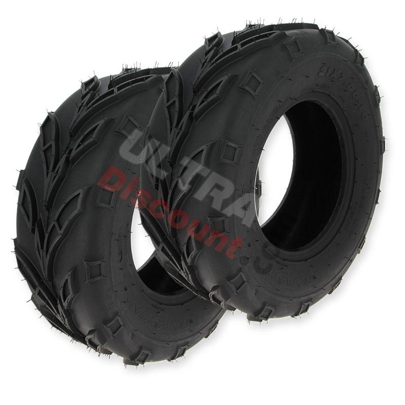 Coppia di pneumatici anteriori 21x7-10 per quad Bashan 250cc BS250S11, Ricambi quad Bashan 250cc BS250S11