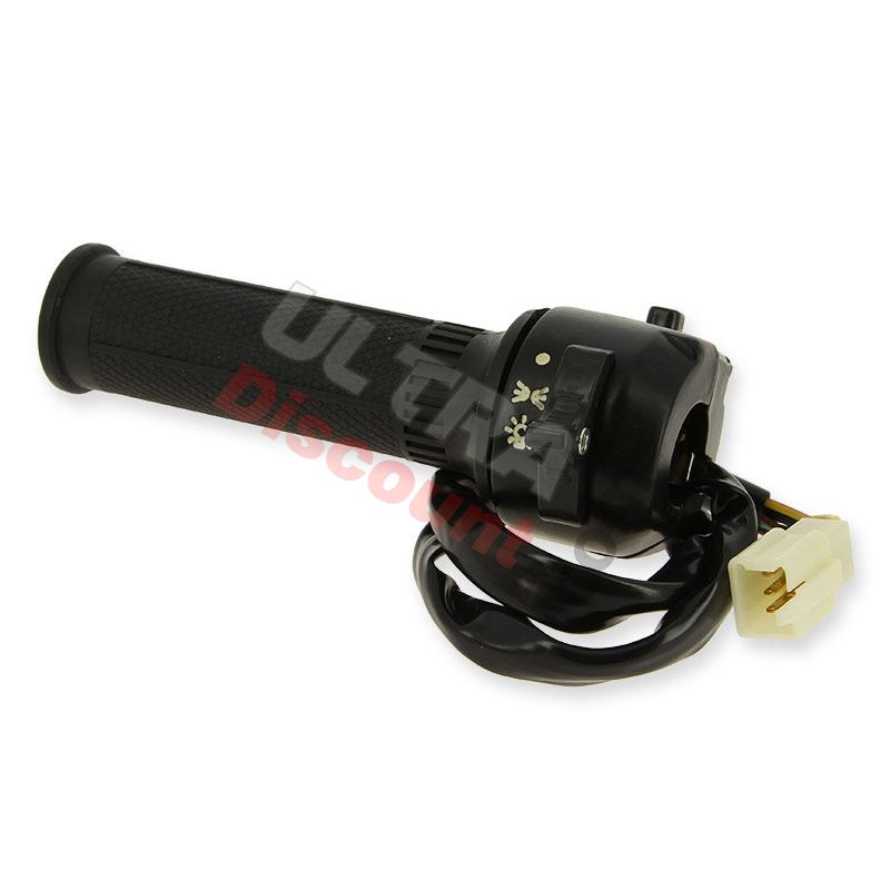 Unità comandi destra per PBR 50cc-125cc (prima 10-2015) - Nero, Ricambi PBR Skyteam ZB Honda
