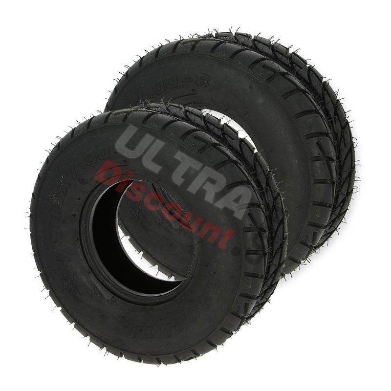 Coppia di pneumatici anteriori per Quad 200cc (19x7.00-8), Ricambi Quad cinesi 200cc Coppia di pneumatici anteriori per Quad 200cc (19x7.00-8), Ricambi Quad cinesi 200cc